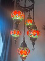 Oosterse Hanglamp Mozaïek, Ophalen, Oosters, arabisch, 75 cm of meer, Glas