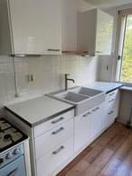 Complete witte IKEA Rationall keuken incl spoekbak & kraan, Huis en Inrichting, Ophalen, Gebruikt, Wit, Enkelwandige keuken