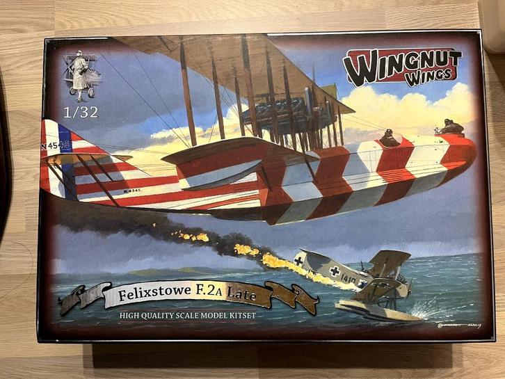 Wingnut Wings 1/32 Felixstowe F.2A Late incl accessoires, Hobby en Vrije tijd, Modelbouw | Vliegtuigen en Helikopters, Nieuw, Vliegtuig