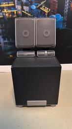 Perfect werkendende Philips 2.1 pc speakers met subwoofer, Computers en Software, Pc speakers, Ophalen, Zo goed als nieuw