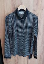THE STING Blouse zwart wit print M🙂, Maat 38/40 (M), The Sting, Zwart, Nieuw