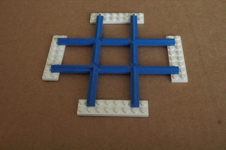 Lego kruissing blauw spoor 4,5 volt of 12 volt, Kinderen en Baby's, Speelgoed | Duplo en Lego, Gebruikt, Lego, Complete set, Ophalen of Verzenden