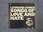 Leonard Cohen - Songs of Love and Hate LP, Ophalen of Verzenden, 1960 tot 1980, Gebruikt