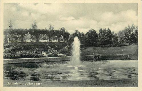 (388-544-045) Schiedam Julianapark, Verzamelen, Ansichtkaarten | Nederland, Zuid-Holland, Verzenden