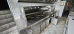Cafetaria bakwand met afzuiging en koeldisplay, Zakelijke goederen, Horeca | Keukenapparatuur, Ophalen, Gebruikt, Fornuis, Frituur en Grillen