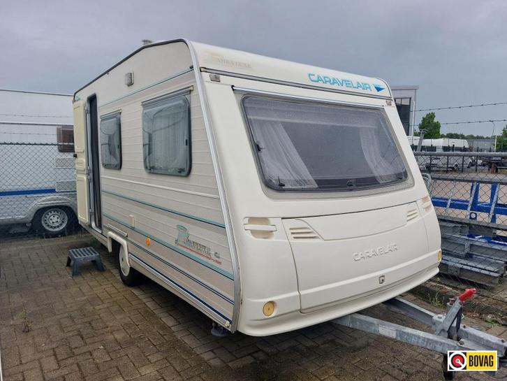 Caravelair Bamba de Luxe 416 1997 Voortent/Fietsenrek, Caravans en Kamperen, Caravans, Bedrijf, tot en met 3, 750 - 1000 kg, Treinzit