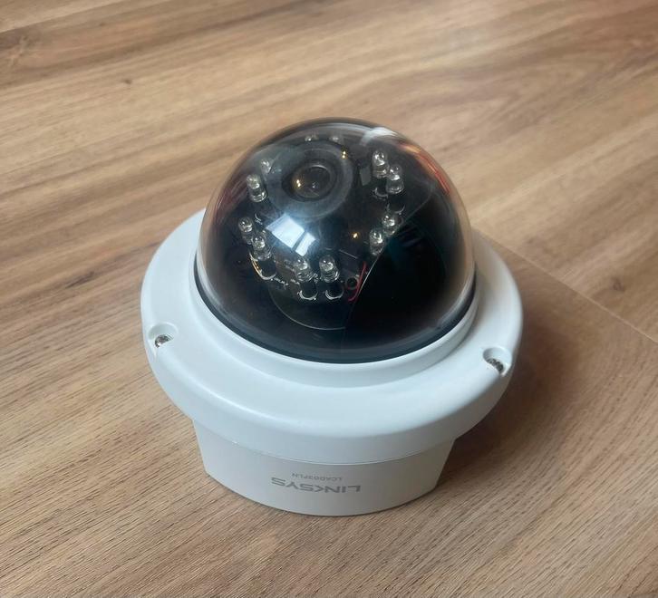 Linksys LCAD03FLN Beveiligingscamera –Full HD, Weerbestendig, Audio, Tv en Foto, Videobewaking, Zo goed als nieuw, Buitencamera