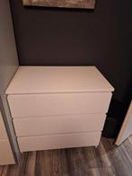 Witte Ikea ladenkast Malm 3 lades, Huis en Inrichting, Kasten | Ladekasten, Ophalen, 50 tot 100 cm, Zo goed als nieuw, 3 of 4 laden