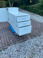 Kasje wit drie laden 1 deur, Ophalen, Gebruikt, 50 tot 100 cm, Minder dan 100 cm