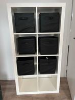 IKEA Vakkenkast Wit 69x132cm, Ophalen, Met plank(en), Kunststof, 100 tot 150 cm