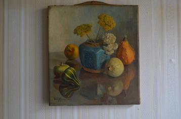 Klein stilleven gesigneerd beschikbaar voor biedingen