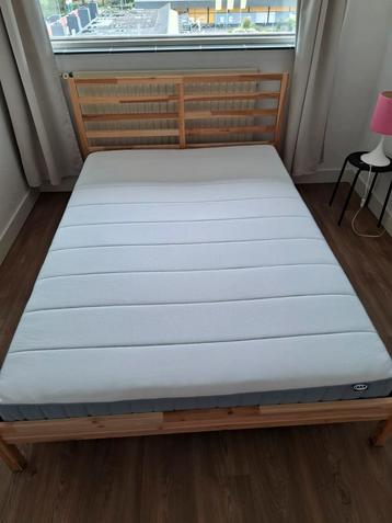 Ikea bed TARVA 140200cm met VESTERÖY matras