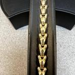 Gouden armband | 14K | 9,14gr | fantasieband | 382883, Sieraden, Tassen en Uiterlijk, Armbanden, Ophalen of Verzenden, Gebruikt