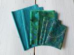 Mooie, bij elkaar passende quiltstofjes - patchworkstof, Ophalen of Verzenden, Nieuw, Blauw, Katoen