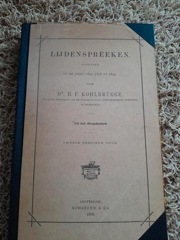 Ds Kohlbrugge lijdenspreken 1847 tm 1849 beschikbaar voor biedingen