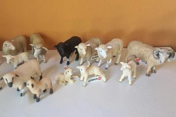 Schleich schapen en lammetjes 