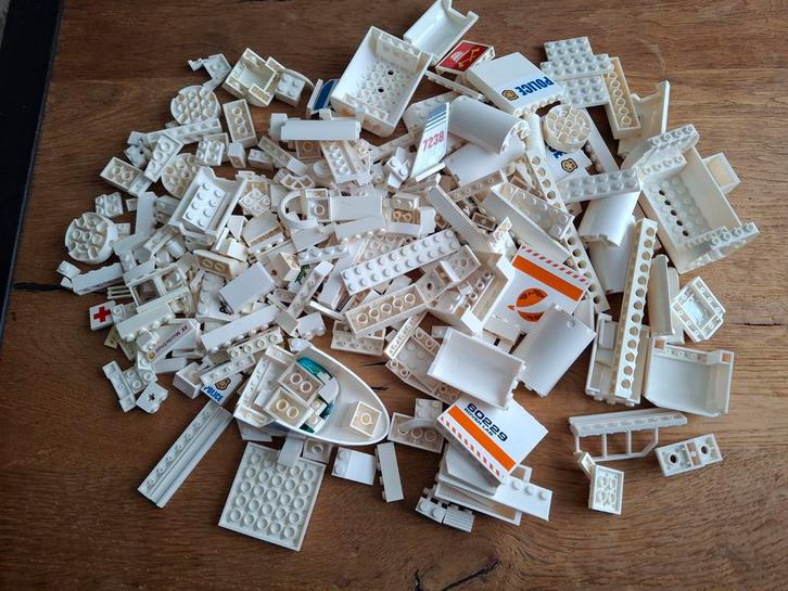 Lego kleur wit. 0,5 kilo, Kinderen en Baby's, Speelgoed | Duplo en Lego, Gebruikt, Lego, Losse stenen, Ophalen of Verzenden