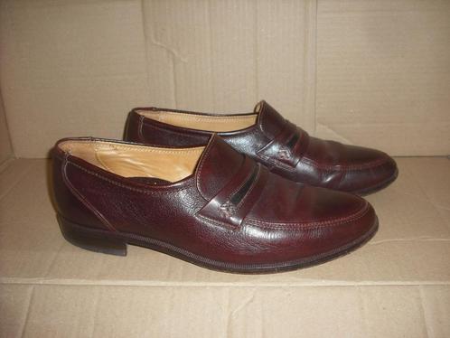 herenschoenen / instappers maat: 41  merk :Van Lier, Kleding | Heren, Schoenen, Loafers, Bruin, Ophalen of Verzenden