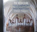 Cd orgel: Widor, Organ symphony no. 5, David Sanger, Ophalen, Classicisme, Zo goed als nieuw, Kamermuziek