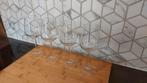 4 wijnglazen Blokker, Huis en Inrichting, Keuken | Servies, Ophalen, Glas of Glazen, Overige stijlen, Glas