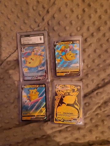 Pikachu kaarten, 1 graded kaart beschikbaar voor biedingen