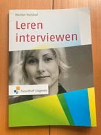 Leren interviewen, Ophalen of Verzenden, Zo goed als nieuw