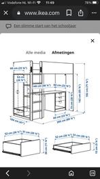 Hoogslaper met Bureau en Kast, Ophalen, Gebruikt, Hoogslaper
