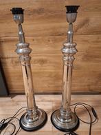 2 prachtige lampenvoeten RVS 70 cm hoog, Ophalen of Verzenden, Zo goed als nieuw, 50 tot 75 cm
