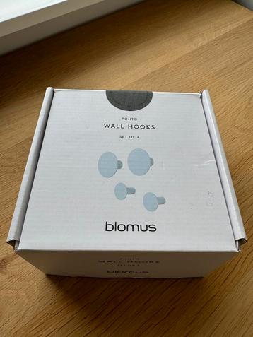 Blomus Ponto wall hooks - set van 4 - kleur Micro Chip beschikbaar voor biedingen