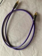 Qed Coaxiale Hifi Reference kabel, 1 meter., Ophalen of Verzenden, Gebruikt, Minder dan 2 meter, Coaxiale kabel