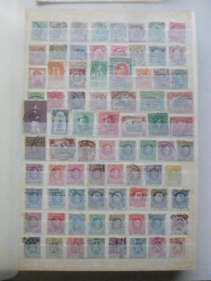 Dik Lechtturm stockboek 48 pagina's vol Belgie, Danmark,, Postzegels en Munten, Postzegels | Volle albums en Verzamelingen, Buitenland