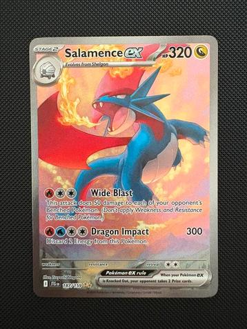 Pokémon Salamence EX 187/159 beschikbaar voor biedingen