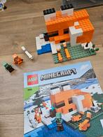 LEGO Minecraft 21178 De Vossenburcht - Compleet!, Ophalen of Verzenden, Zo goed als nieuw, Complete set, Lego