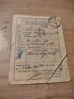 Distributie Stamkaart Ubach over Worms, Verzamelen, Militaria | Tweede Wereldoorlog, Ophalen of Verzenden, Overige typen