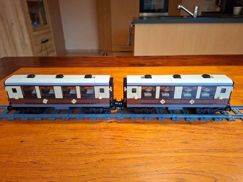 LEGO TREIN 10194 EMERALD NIGHT TRAIN MOC, Ophalen of Verzenden, Nieuw, Lego