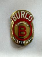 Balhoofdplaatje Burco rijwielfabriek Amsterdam plaatje., Verzamelen, Merken en Reclamevoorwerpen, Ophalen of Verzenden, Gebruikt