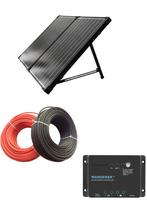 100Watt uitklapbare zonnepanelen set camper, caravan of boot, Caravans en Kamperen, Camper-accessoires, Nieuw