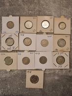 Lot Wilhelmina halve guldens, ½ gulden, Setje, Zilver, Ophalen of Verzenden