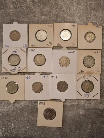 Lot Wilhelmina halve guldens beschikbaar voor biedingen