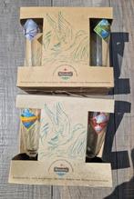4 Speciale Natuur Heineken Voetglazen 2 Setjes van 2  Nieuw, Verzamelen, Biermerken, Ophalen of Verzenden, Nieuw, Glas of Glazen