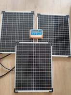 Zonnepaneel 3x 25 watt met controller  18V, Ophalen of Verzenden