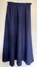 blauwe linnenmix maxi rok van Pulls, Maat 38/40 (M), Pulls, Nieuw, Onder de knie