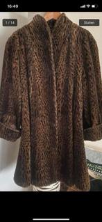 Helene couture faux fur bontjas nieuwstaat L, Ophalen of Verzenden, Zo goed als nieuw, Maat 42/44 (L), Bruin