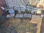 Bistro stoeltjes opkappertjes, Tuin en Terras, Tuinstoelen, Ophalen of Verzenden, Zo goed als nieuw