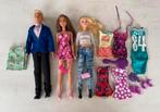 Barbie en Ken met extra kleding en accessoires, Ophalen of Verzenden, Gebruikt, Barbie