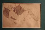 Tekening Art Deco naakt, Verzenden