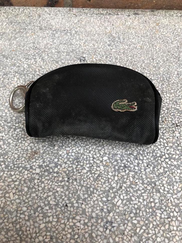 Lacoste Sleutelhanger Tasje Zwart, Sieraden, Tassen en Uiterlijk, Portemonnees, Gebruikt, Overige merken, Zwart, Ophalen of Verzenden