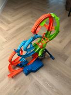 Hot Wheels 4-Loopings Crash Baanset, Ophalen, Racebaan, Hot Wheels, Met looping