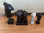 Diverse borstbeelden, duo, enkele zwart en wit., Verzamelen, Beelden en Beeldjes, Ophalen, Zo goed als nieuw, Mens