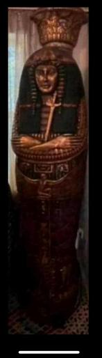 Prachtige  Unieke Egyptische Sarcofaag Kast 1m95cm, Ophalen of Verzenden